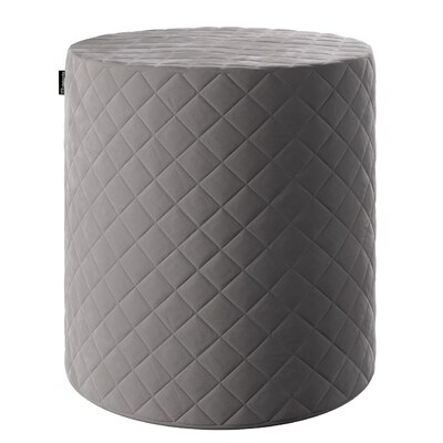 Quilted pouf seat Velvet