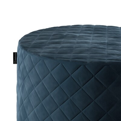 Poef Barrel gewatteerd ø 40 x 40 cm van de collectie Velvet, Stof: 704-16