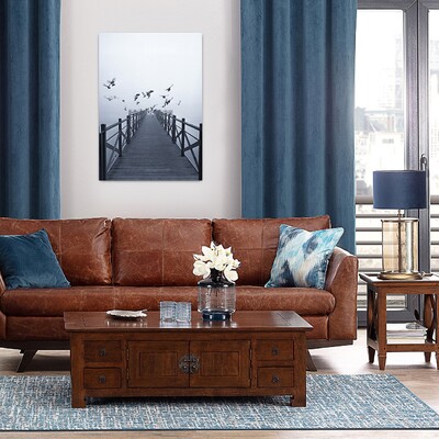 Leinwandbild Dawn Lake 70 x 100 cm
