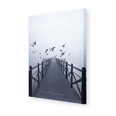 Leinwandbild Dawn Lake 70 x 100 cm
