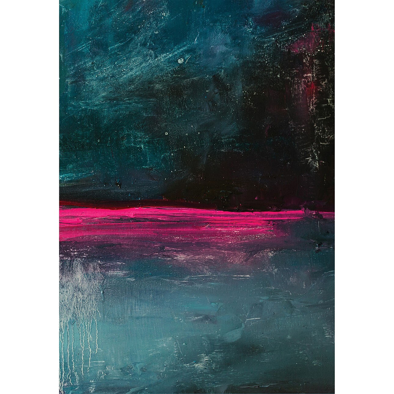 Dekoria Obraz na plátně Ekspression Pink I, 50 x 70 cm