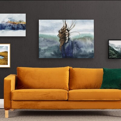 Obraz na plátně Wind 100 x 70 cm