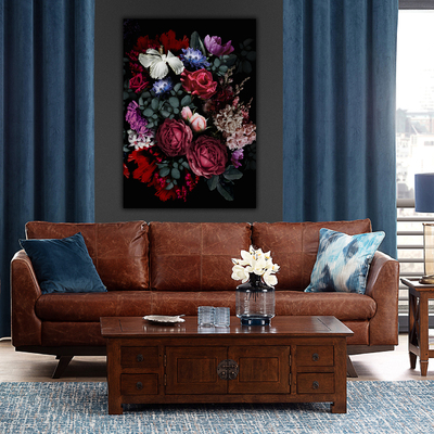 Obraz na płátně Flowers II 70 x 100 cm