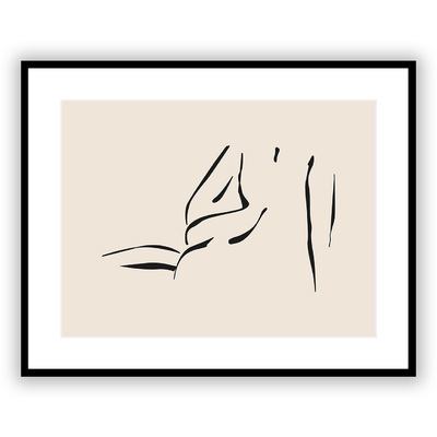 Bild Nude Line V 40 x 50 cm