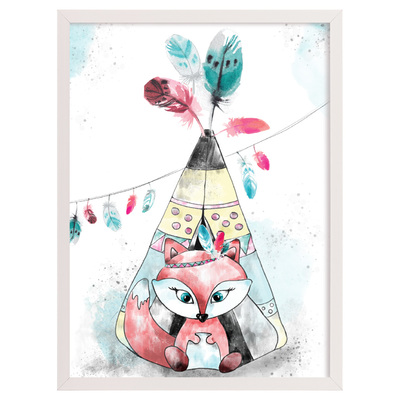 Bild Feathers&Dreams fox 30x40 cm