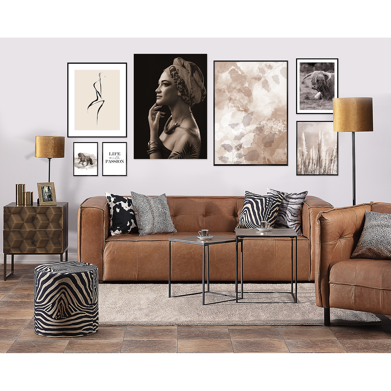 Leinwandbild Ethno, 35 x 50 cm günstig online kaufen