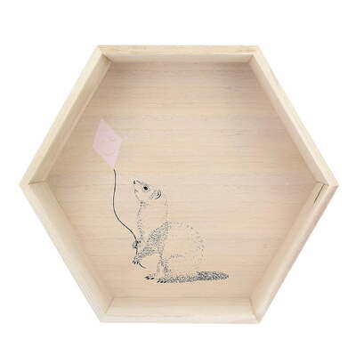 Polička Box pink 36cm
