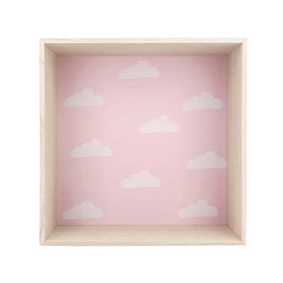 Box pink shelf 35cm 35x26x35cm