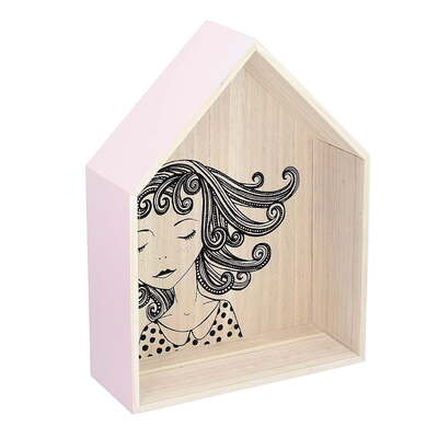 Lovely House pink lentyna 49cm 37x14x49cm