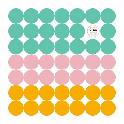 Aufkleber-Set Mini Dots happy tone