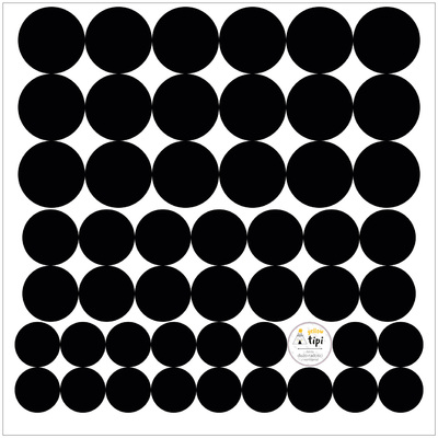 Mini Dots black tone lipdukų rinkinys