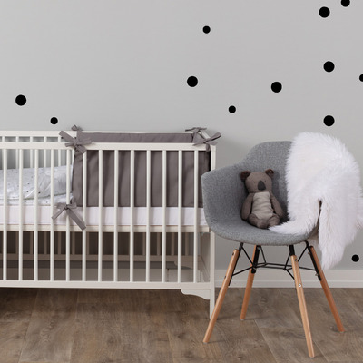 Mini Dots black tone lipdukų rinkinys