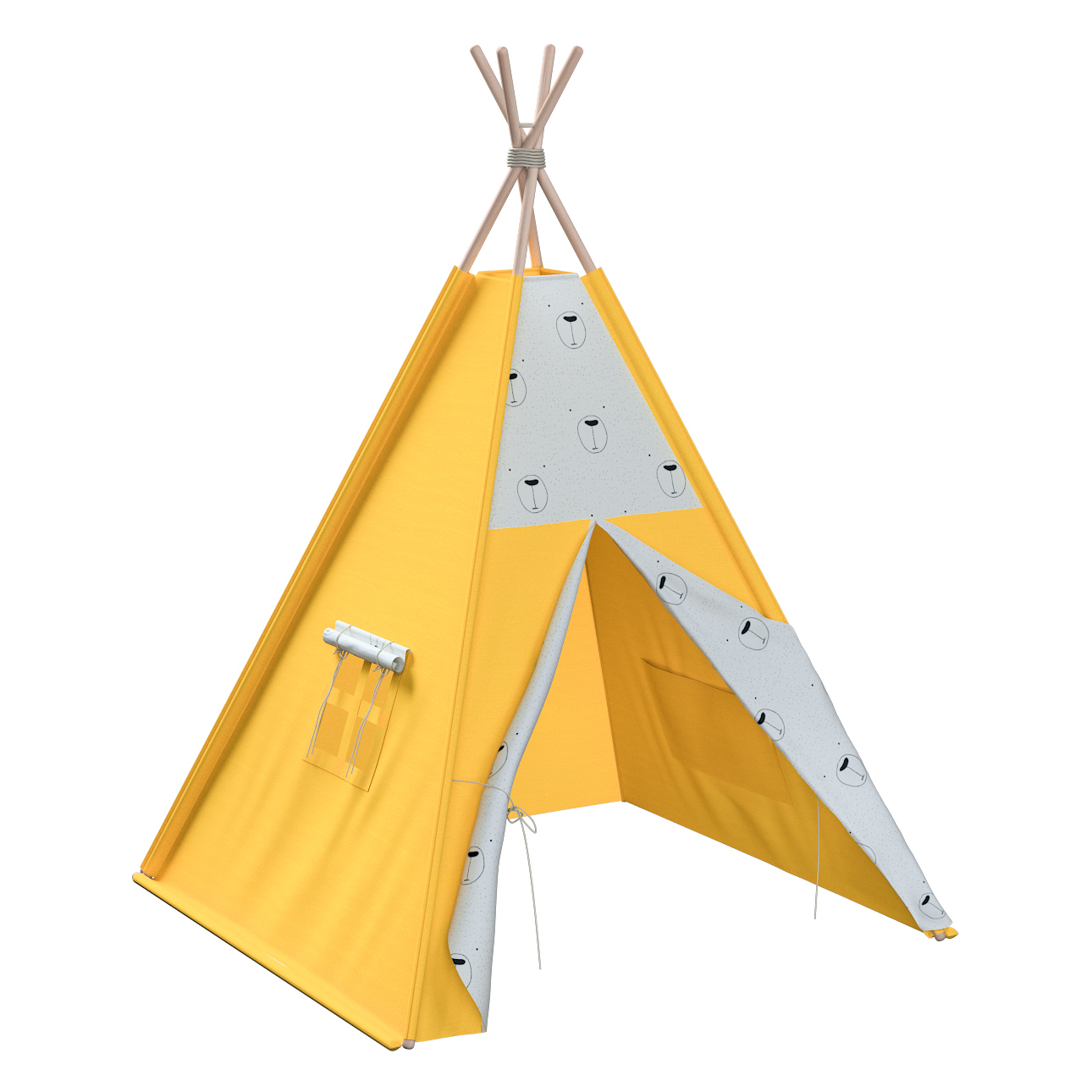 Zdjęcia - Domek MAGIC Tipi, ecru-czarny, 110 x 110 x 155 cm,  Collection 