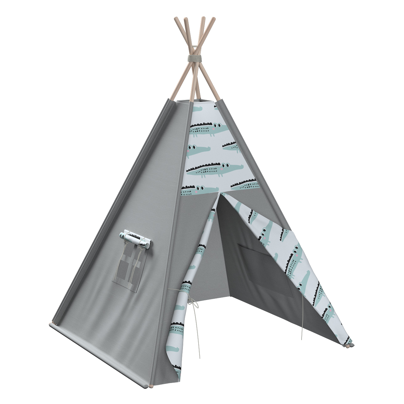 Zdjęcia - Domek MAGIC Tipi, ecru-zielony, 110 x 110 x 155 cm,  Collection 