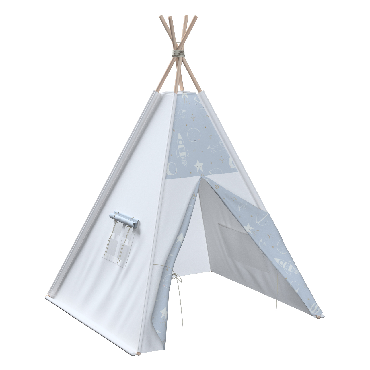 Zdjęcia - Domek MAGIC Tipi, szary, 110 x 110 x 155 cm,  Collection 