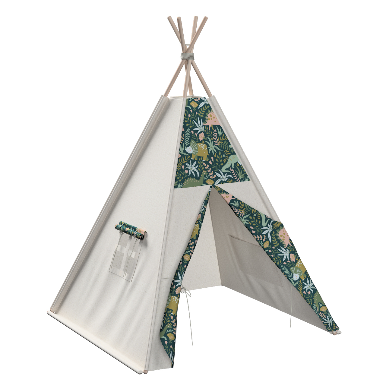 Zdjęcia - Domek MAGIC Tipi, Dinozaury na zielonym tle, 110 x 110 x 155 cm,  Collection 