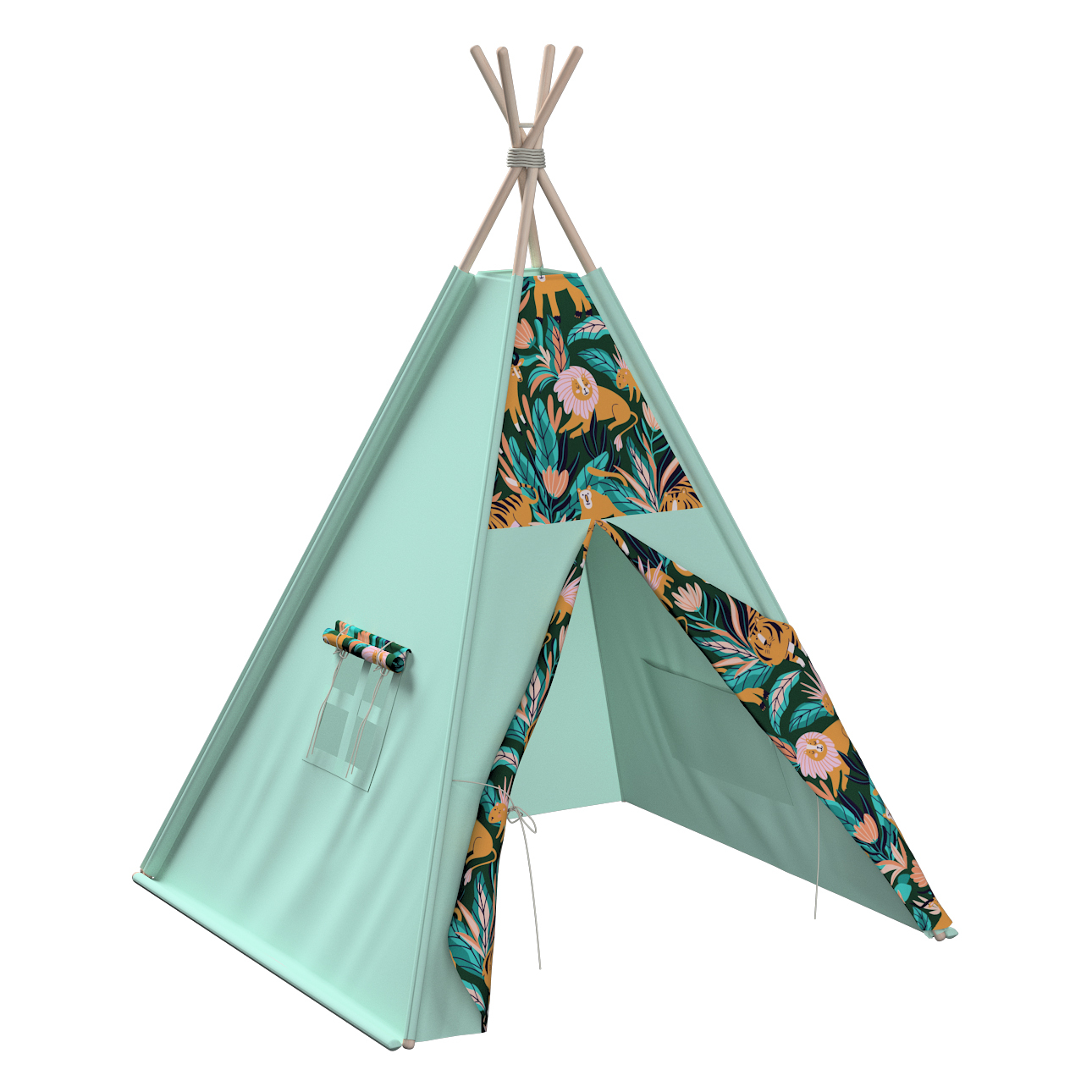 Zdjęcia - Domek MAGIC Tipi, zielony, 110 x 110 x 155 cm,  Collection 