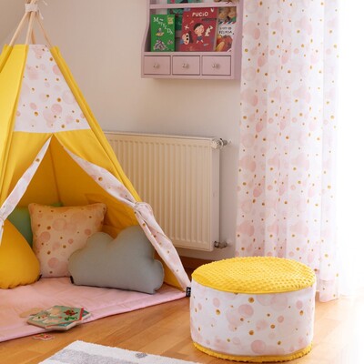 Tipi-Zelt 110x110x155cm von der Kollektion Happiness, Stoff: 133-65