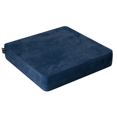 Square pouf 50x50x10cm 50x50x10cm in collection Posh Velvet, fabric: 704-29