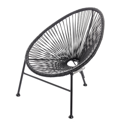 Retro Black armchair 57x63x62 cm