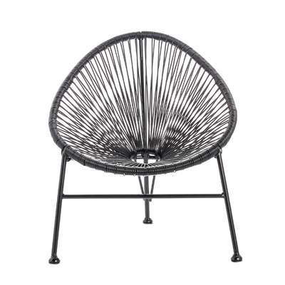 Retro Black armchair 57x63x62 cm