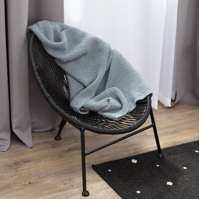Retro Black armchair 57x63x62 cm