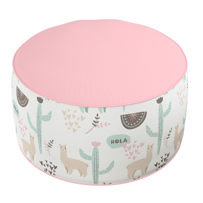 Dviejų spalvų Coli pufas 50x25 cm kolekcijoje Magic Collection, audinys: 500-01