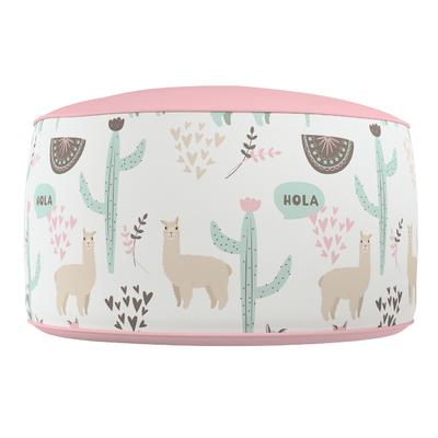 Dviejų spalvų Coli pufas 50x25 cm kolekcijoje Magic Collection, audinys: 500-01