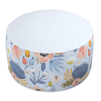 Zweifarbiger Pouf Coli 50x25cm