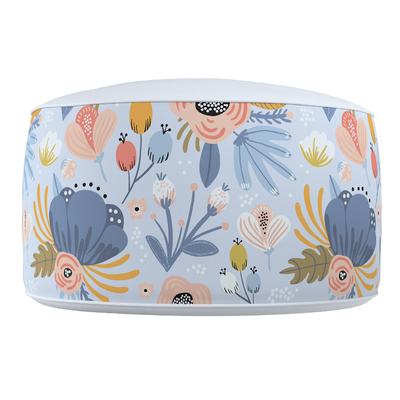 Zweifarbiger Pouf Coli 50x25cm