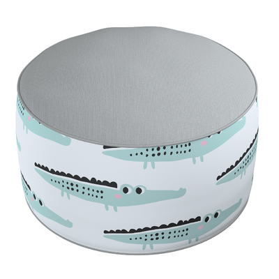 Zweifarbiger Pouf Coli 50x25cm
