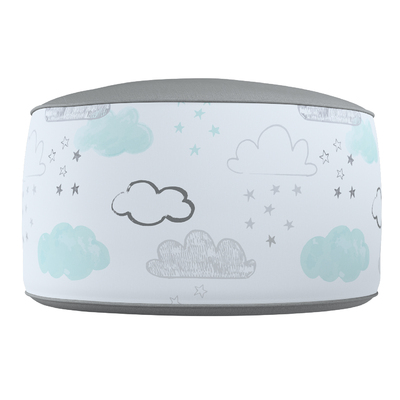 Pouf bicolore Coli 50x25cm
