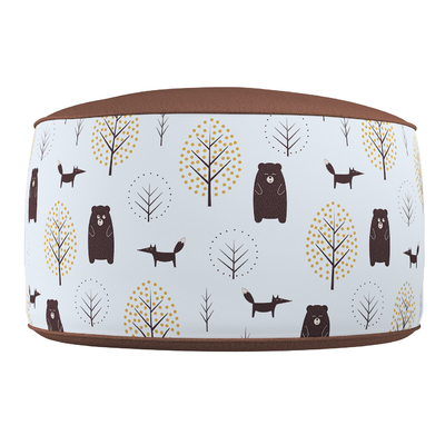 Dviejų spalvų Coli pufas 50x25 cm kolekcijoje Magic Collection, audinys: 500-19