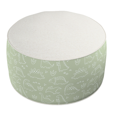 Two-coloured Coli pouf 50x25cm