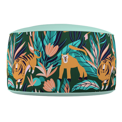 Zweifarbiger Pouf Coli 50x25cm