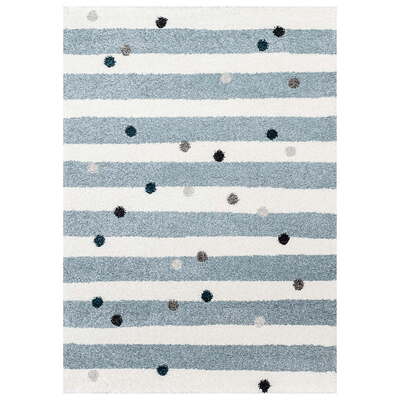 Dywan Stripes and Dots blue 160x230cm
