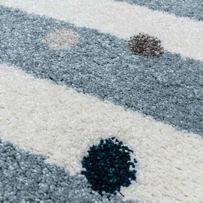 Dywan Stripes and Dots blue 160x230cm
