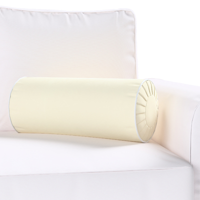 Bolster cushion with pleasts and piping  in collection Velvet, fabric: 704-36