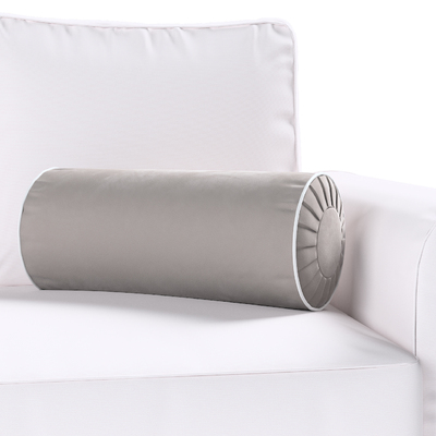 Bolster cushion with pleasts and piping