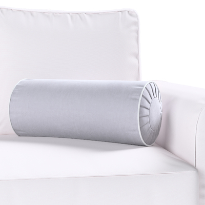 Cylinderpude med folder i velour