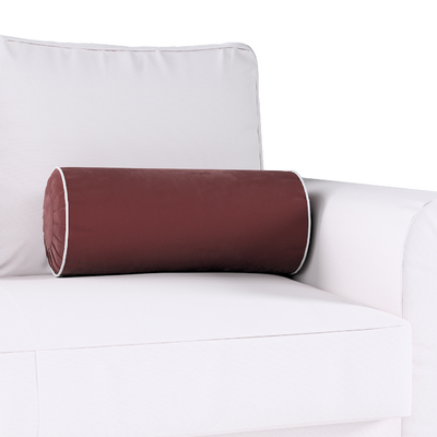 Bolster cushion with pleasts and piping  in collection Velvet, fabric: 704-37