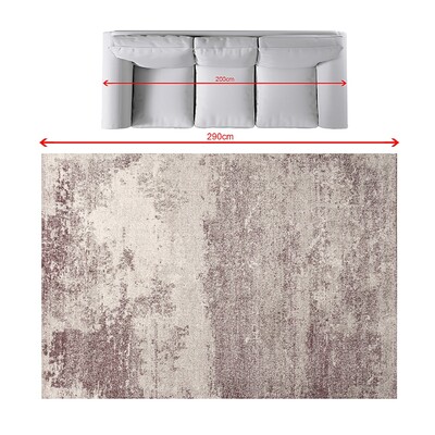 Dywan Softness silver/claret 200x290cm 200x290cm