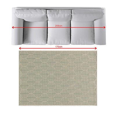 Dywan Cottage beige/spa blue 120x170cm 120x170cm