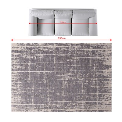 Dywan Velvet beige/dark grey 200x290cm 200x290cm