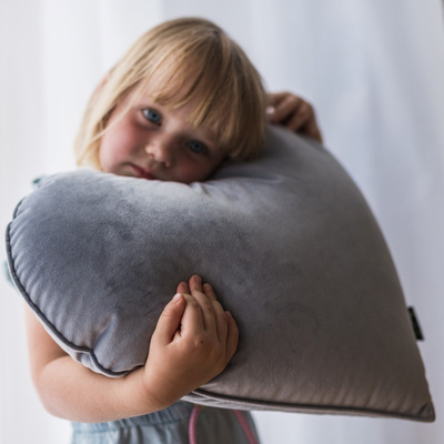 Heart of Love pillow 45x45cm in collection Happiness, fabric: 133-02