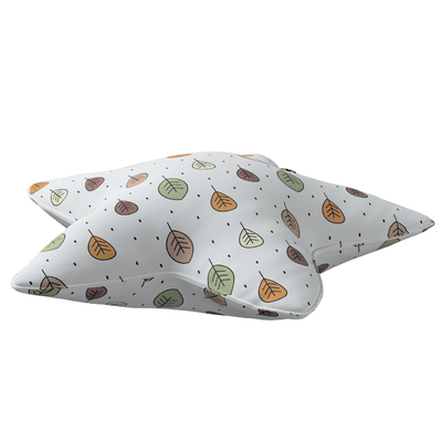 Lucky Star pillow, ecru-brown, 500-09, 52x15x52cm