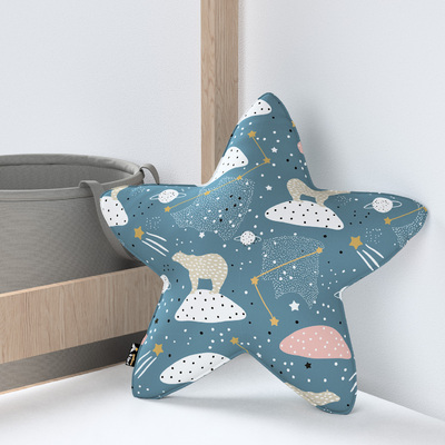 Lucky Star pagalvėlė 52x15x52cm kolekcijoje Magic Collection, audinys: 500-45