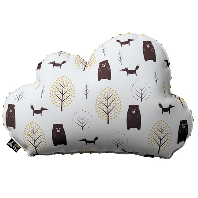Soft Cloud pillow with minky