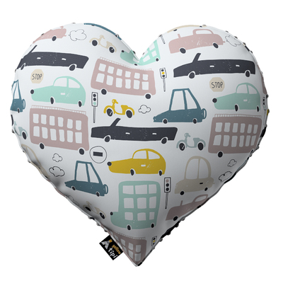 Poduszka Heart of Love z minky