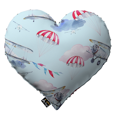 Heart of Love pillow with minky